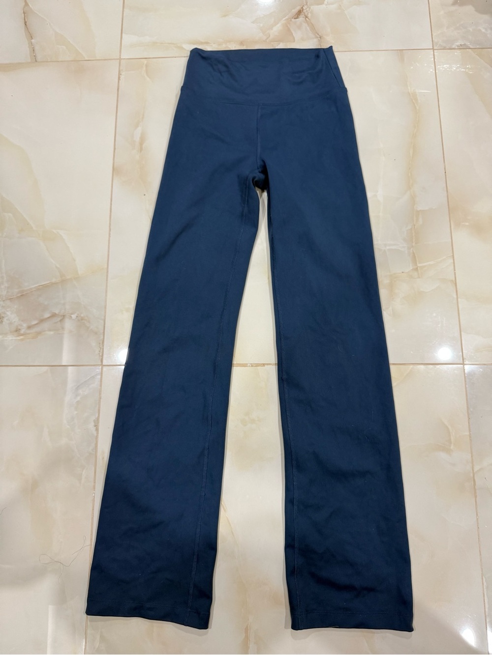 Balance Collection Navy High-Waist Flare Leggings
